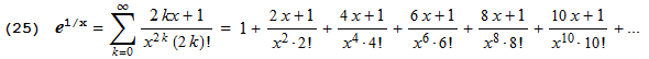 New formula for e #25 (H.J. Brothers, 2004)